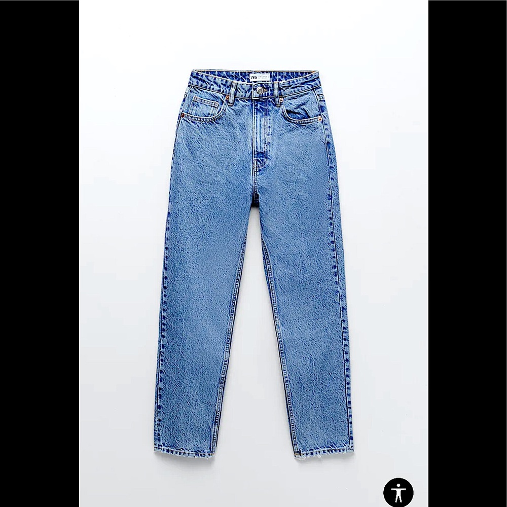 New Zara Woman Mom Fit Jeans